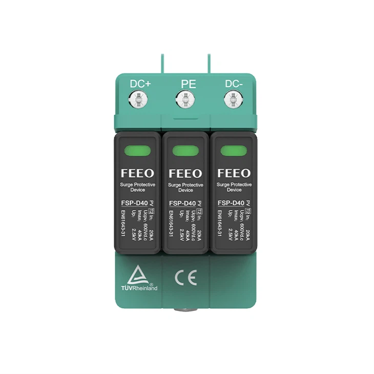 DC SPD 20KA 40KA Solar System DC Surge Protective Device SPD 1000V 1500V