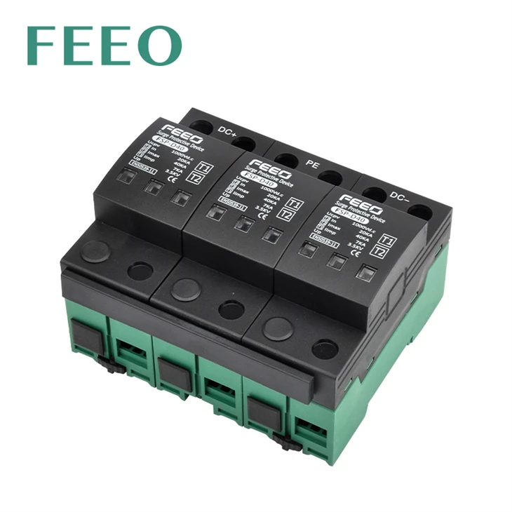2P 1500VDC T1+T2 Surge Protective Device