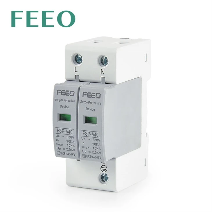Ac Surge Protective Device 275VAC T2 Type 20-40KA factory